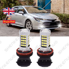 For Toyota Auris 2012-2018 - Pair 66SMD H11 H8 LED White Fog Lights Bulbs 6000K