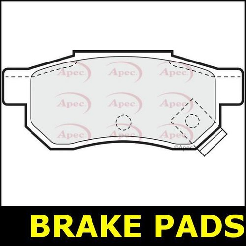 Brake pads rear - rear, 200