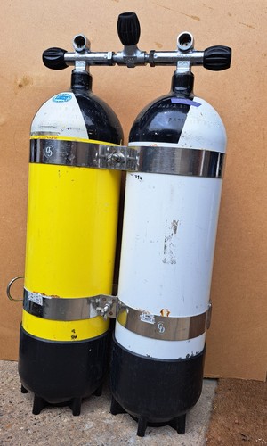 Scuba cylinder twin - scuba, set