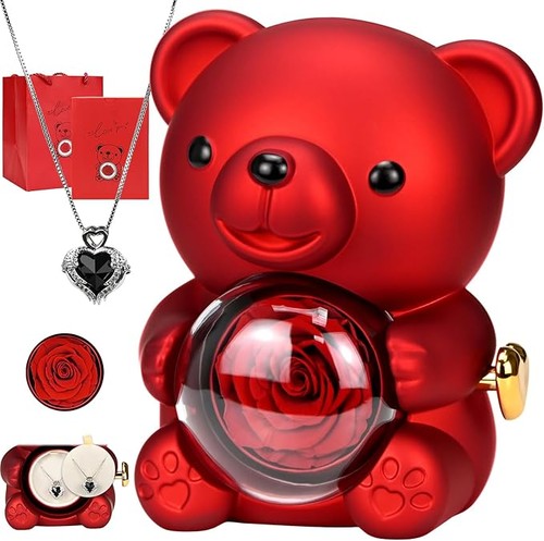 Romantic teddy bear with - romantic,