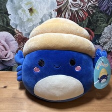 Squishmallow Lenore Blue Tan