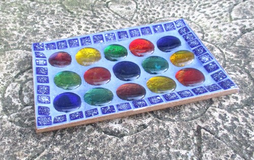 Original vintage retro mosaic - vintage,