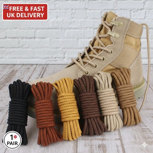 Round shoe laces pair - 1, heavy