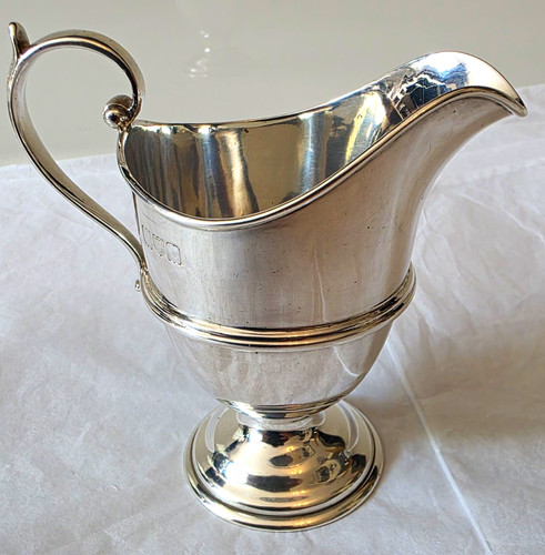 Solid silver cream jug - solid,