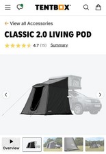 TentBox Classic 2.0 Living Pod Annexe Regular Height