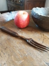 A Georgian Fruitwood Fork With