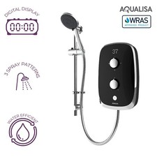9.5KW Black Electric Shower