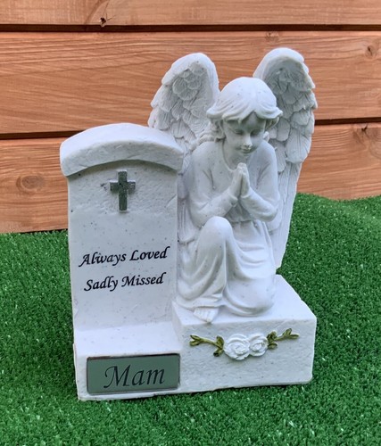 Angel headstone for mam - ,
