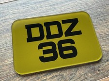 6x4 TINTED Bike Number Plate