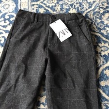Boys Zara Check Trousers With