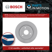 2x Brake Discs Pair Solid fits