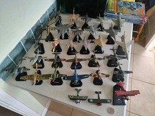 27 Metal Military Fighter Planes  Called Air Combat And 3 Bi-planes