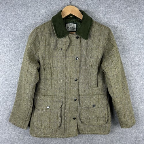 Saddle tweed coat - tweed, uk