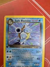 Pokemon Cards: Team Rocket 1st Edition Rare: Dark Blastoise 20/82