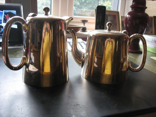Teapot and coffee pot - and, epns