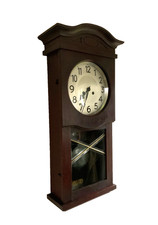 Antique  Junghans Mahogany Wall Clock Germany 1900s