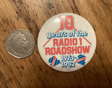 Collectible pin badge 10 years