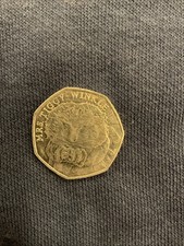 2016 Mrs Tiggy-Winkle Beatrix Potter Series 50p Coin Circulated