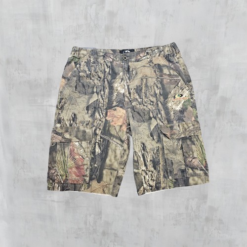 Mossy oak camo cargo shorts - mossy,