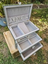 New Rose Mirror Glass Jewelry Storage Box