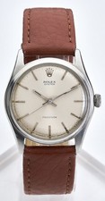 Rolex Oyster Precision ‘1945’ Rare Steel Gents Ref 4377/ 4461 Vintage Watch 34mm