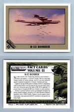 B-52 Bomber #17 Vietnam Volume II 1991 Dart Fact Card
