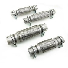 Clamp On Exhaust Flexi Pipe Flexible Tube Repair Joint 38mm - 63mm ID