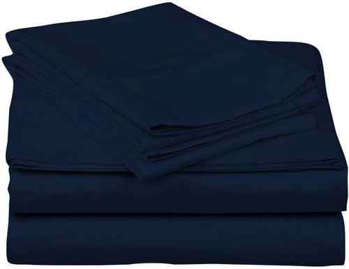 1000 egyptian cotton navy - 1000,