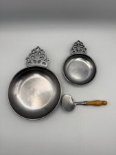 Stede Pewter 2 Porringer