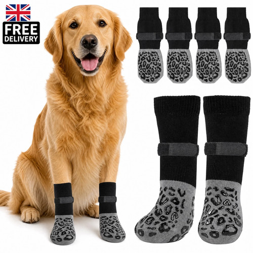 Pack anti slip dog socks - dog,