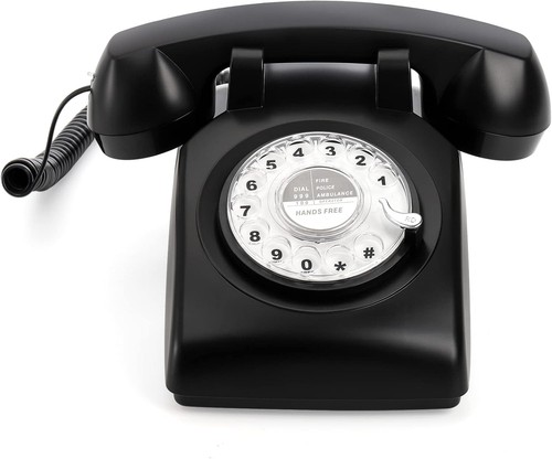 New rotary dial telephone - new,