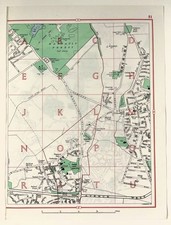 Large Vintage 1960s London Map