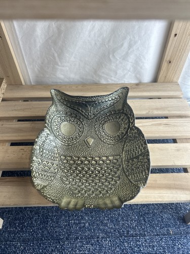 Glass owl bowl - owl,