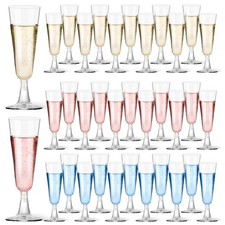Plastic Champagne Flutes 40