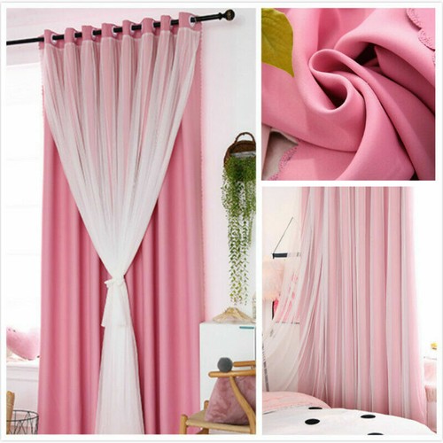 1pc blackout curtains double - 1pc,