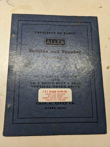 Allen drilling tapping machine - allen,