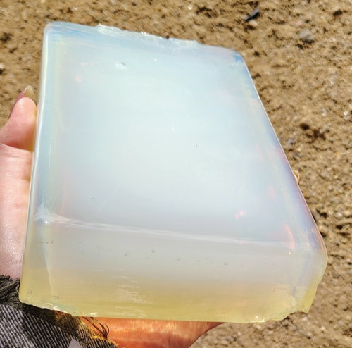 Opalite glass opal large - opal, block