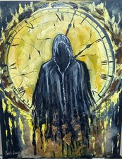 Original Oil Painting  Time