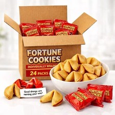 24 Packs Fortune Cookies