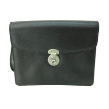 AQUASCUTUM Men's Black Leather