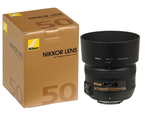 Nikon 50mm s lens - f/1.4g,