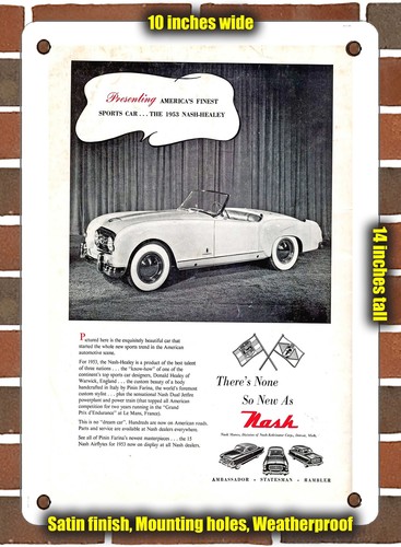 Metal sign 1953 - -, nash