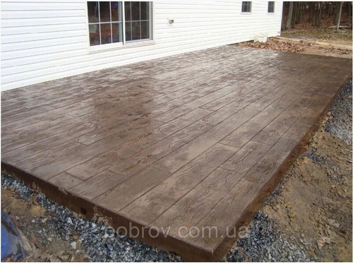 Concrete stamp stone - stamp,