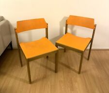 Vtg Mid Century Orange