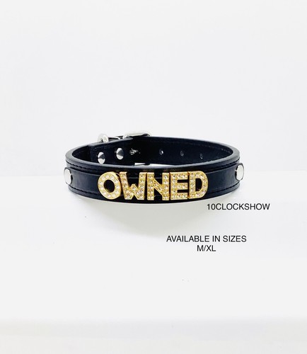 Black custom neck - neck, slave