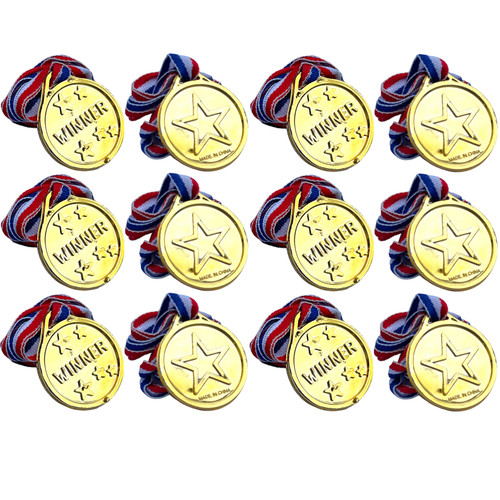 12x kids winner medals - 12x, gold