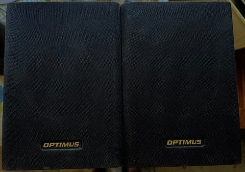 Pair optimus pro speakers - optimus,