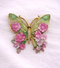 Butterfly brooch vintage - butterfly,