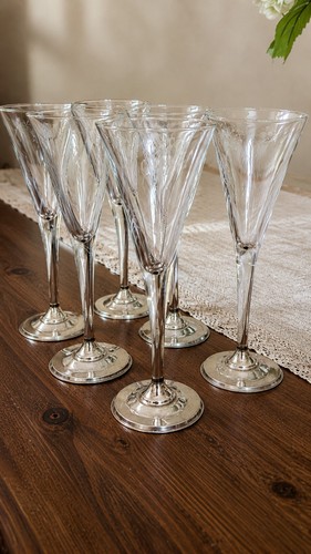 Set vintage etched - set, 6