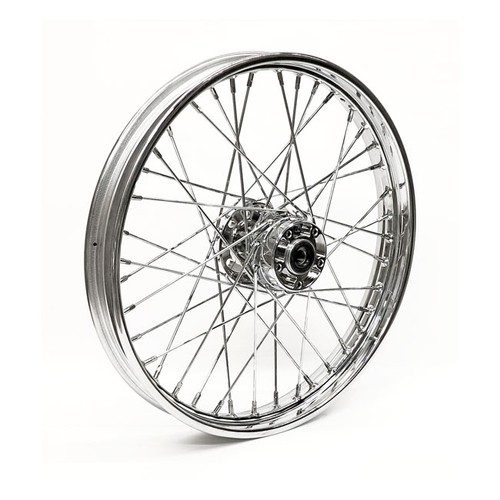 Front chrome spoke wheel - spoke,